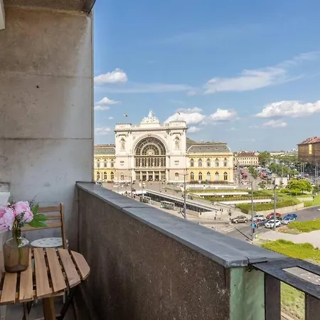 Appartement Cozy&stylish At The Eastern Railway St. W Balcony Budapest